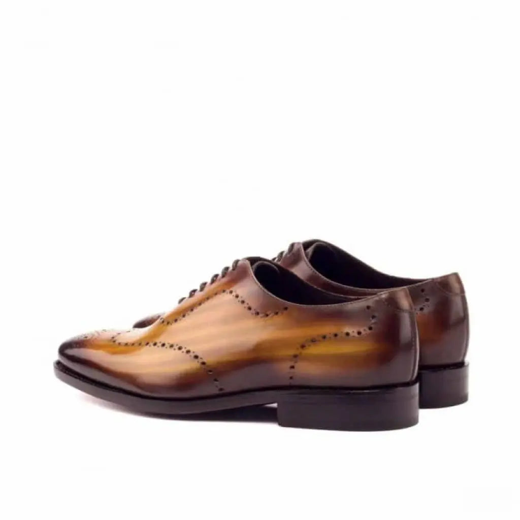 Semi Formal Brown Formal Dual Tone Height Increasing Leather Shoes for Men  in Delhi at best price by Celby Exports  Justdial